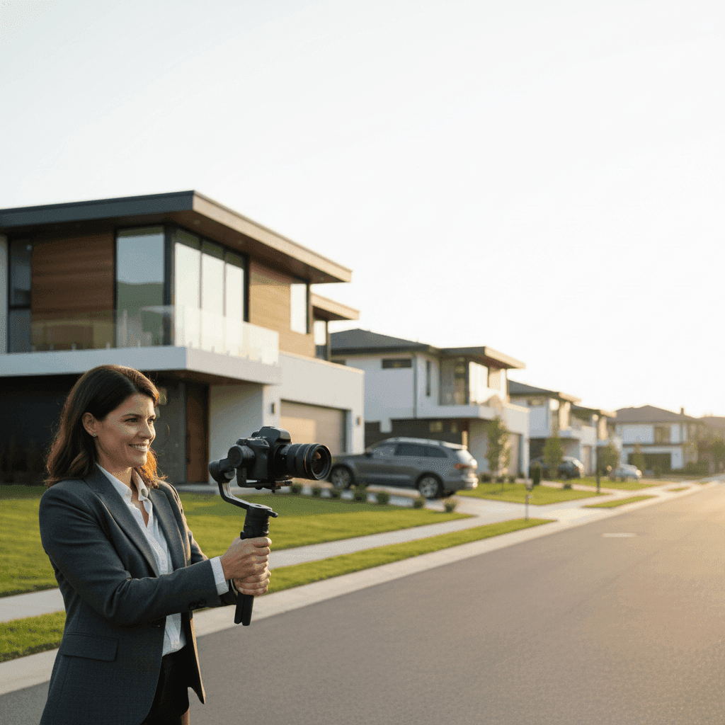 An image depicting an abstract representation of Optimize Video for Zillow, Realtor.com, and MLS Guide