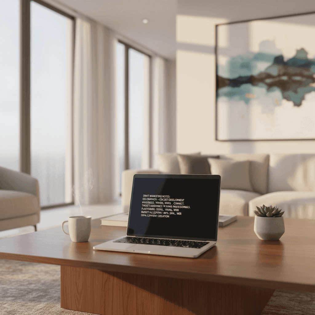 An image depicting an abstract representation of ChatGPT for Real Estate Marketing Prompts That Convert