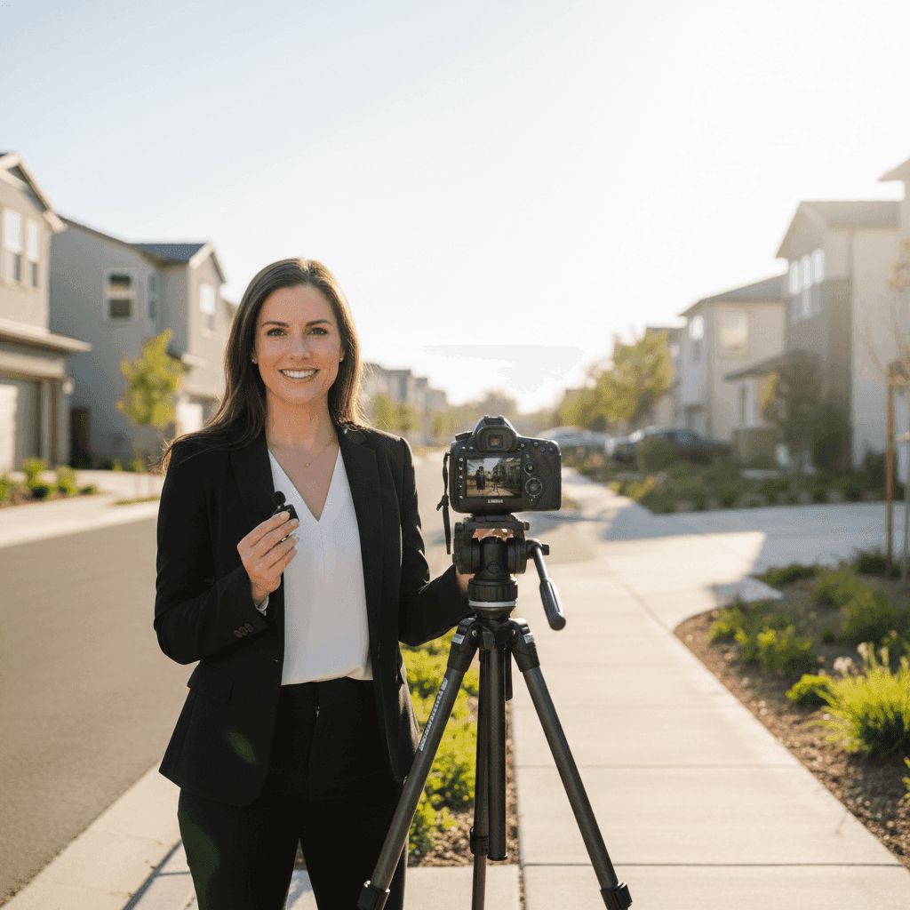 An image depicting an abstract representation of Local Expert Real Estate Video Strategies That Win