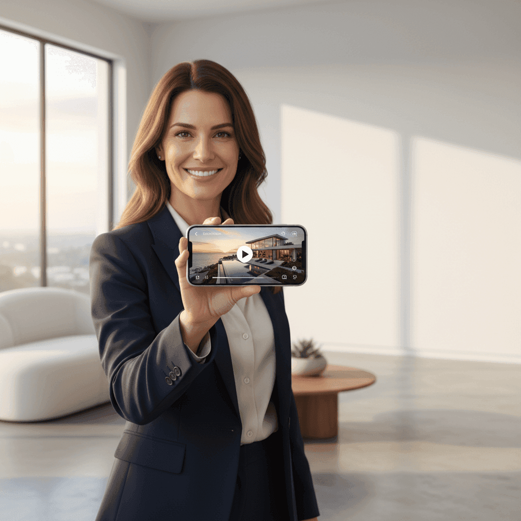 An image depicting an abstract representation of Real Estate Video Templates That Win More Listings Fast