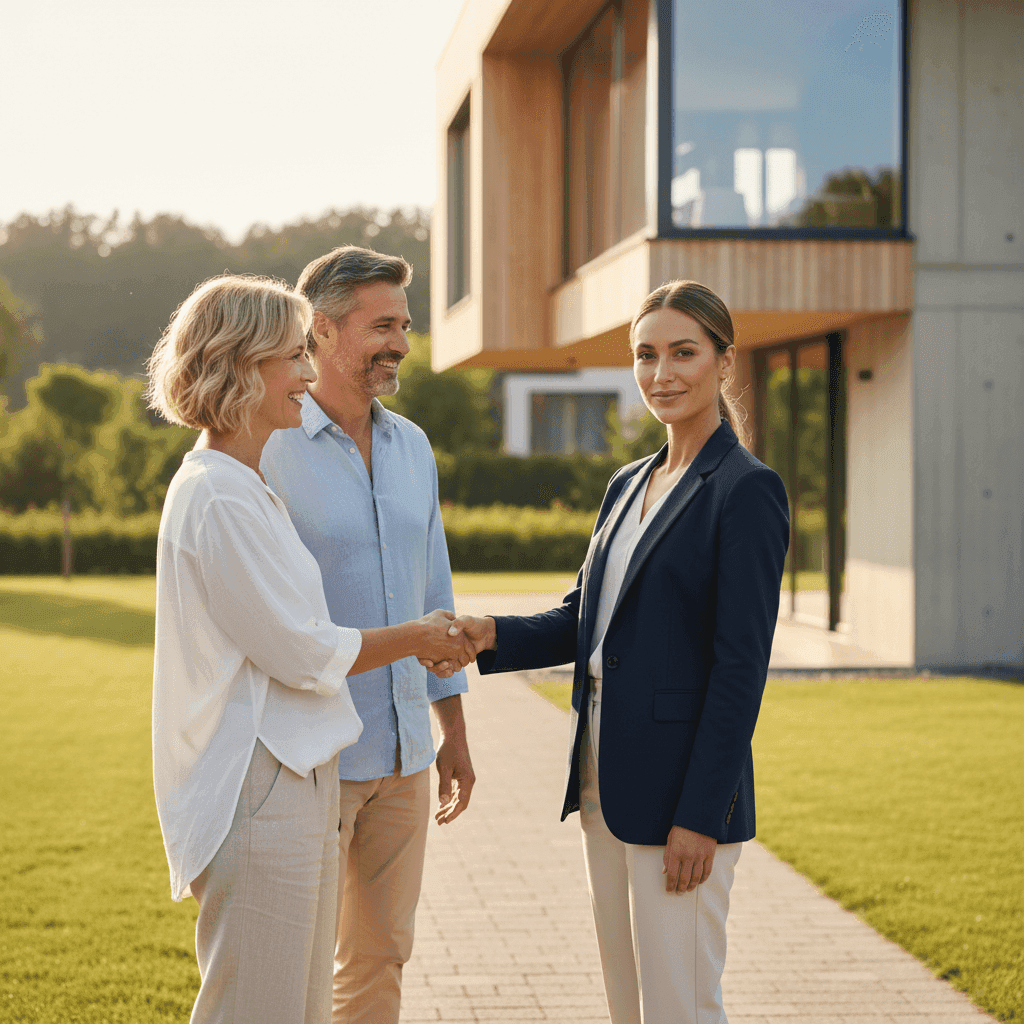 An image depicting an abstract representation of Realtor Bio Video Guide: Scripts, Shots, and Examples
