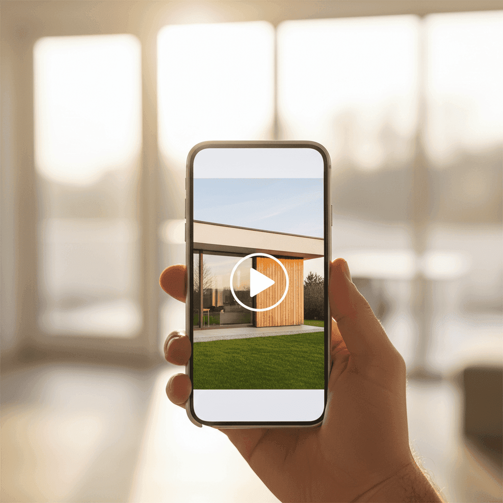 An image depicting an abstract representation of Video Email Marketing for Real Estate Listings That Convert