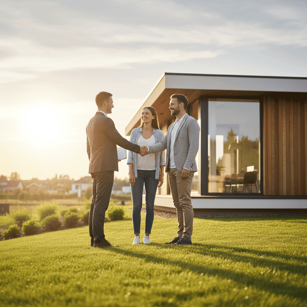 An image depicting an abstract representation of Real Estate Client Experience Branding Guide for Agents