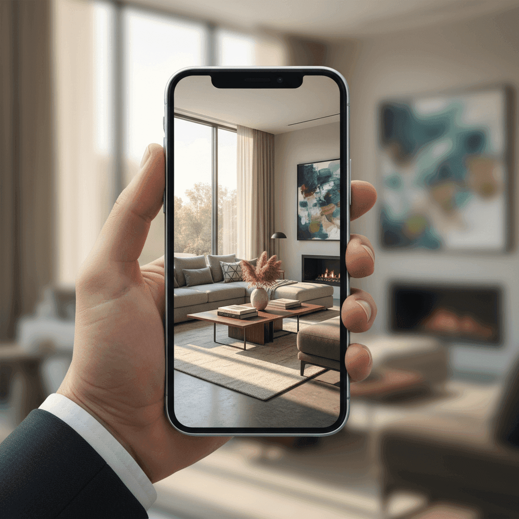 An image depicting an abstract representation of Social Media Video Specs for Real Estate Complete Guide