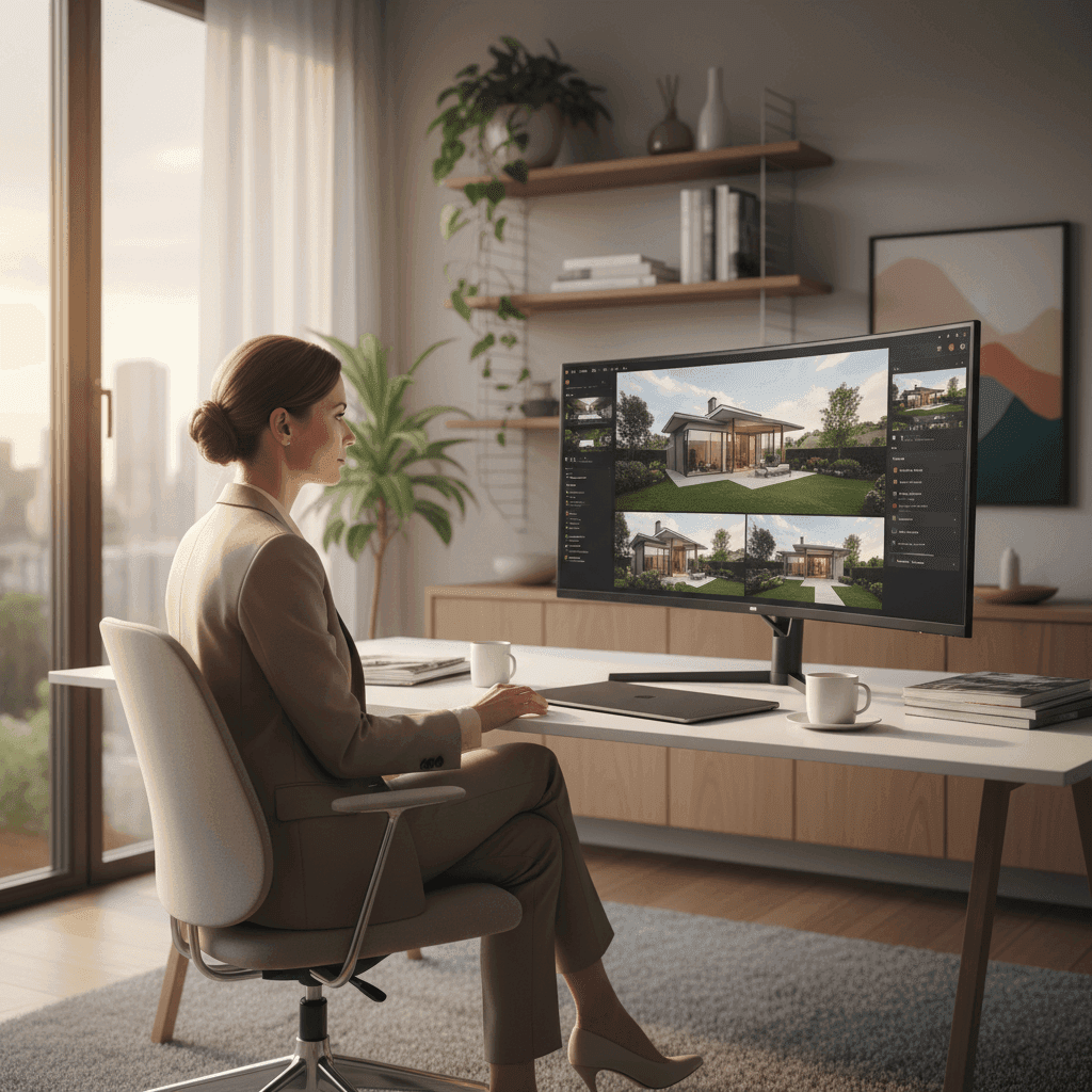 An image depicting an abstract representation of How to Brand Real Estate Videos for Standout Listings