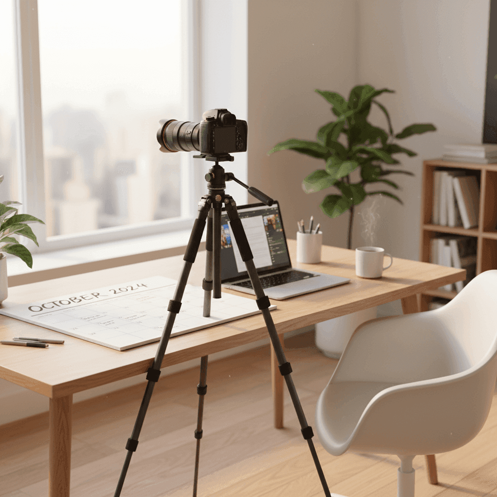 An image depicting an abstract representation of How to Batch Create Real Estate Content That Converts