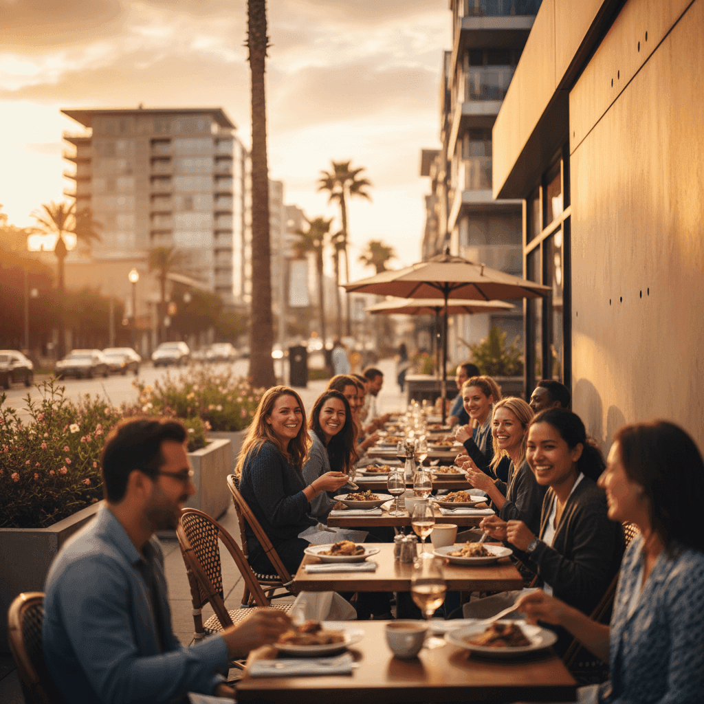 An image depicting an abstract representation of Restaurant Tour Video Real Estate Playbook for Agents