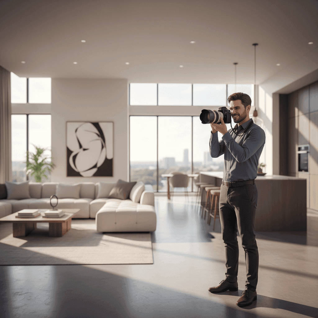 An image depicting an abstract representation of Facebook Video Marketing Real Estate Guide For Agents
