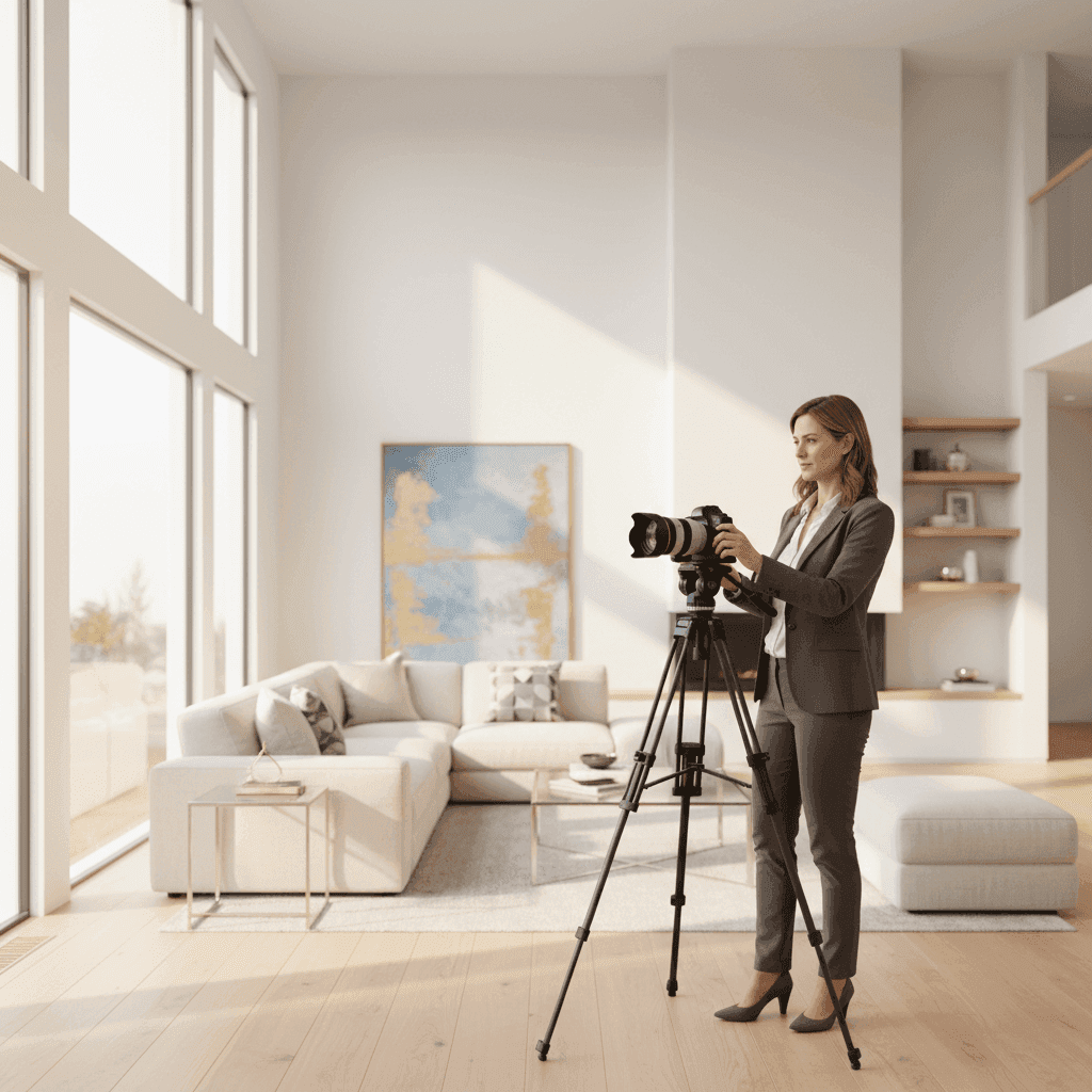 An image depicting an abstract representation of Video Email Marketing Real Estate Guide to More Listings