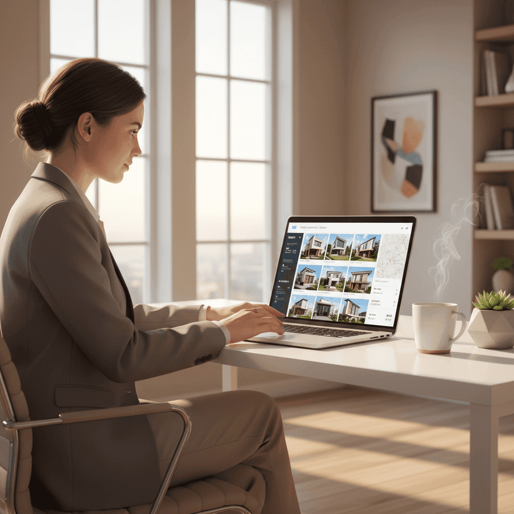 An image depicting an abstract representation of Email Marketing for Realtors: Best Software and Tools