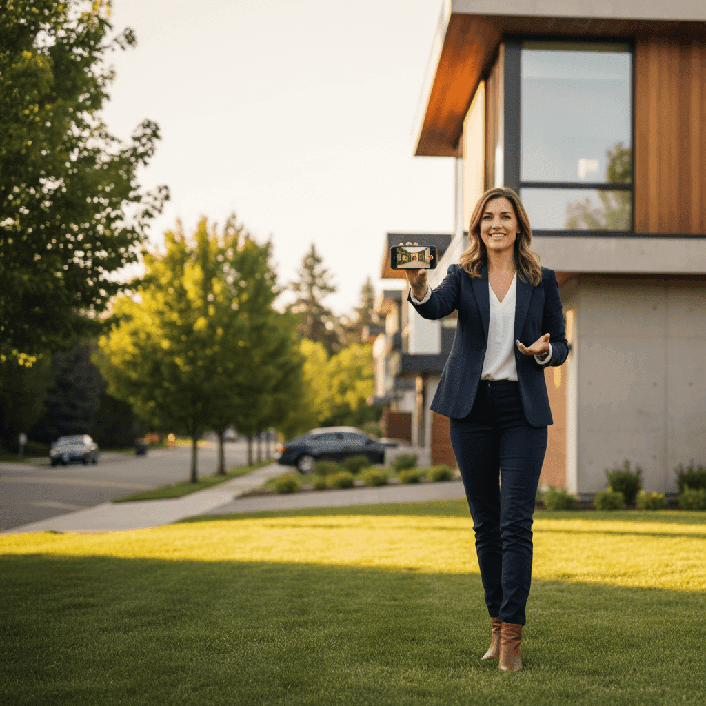An image depicting an abstract representation of Google Business Profile Video Realtor SEO Tips That Work