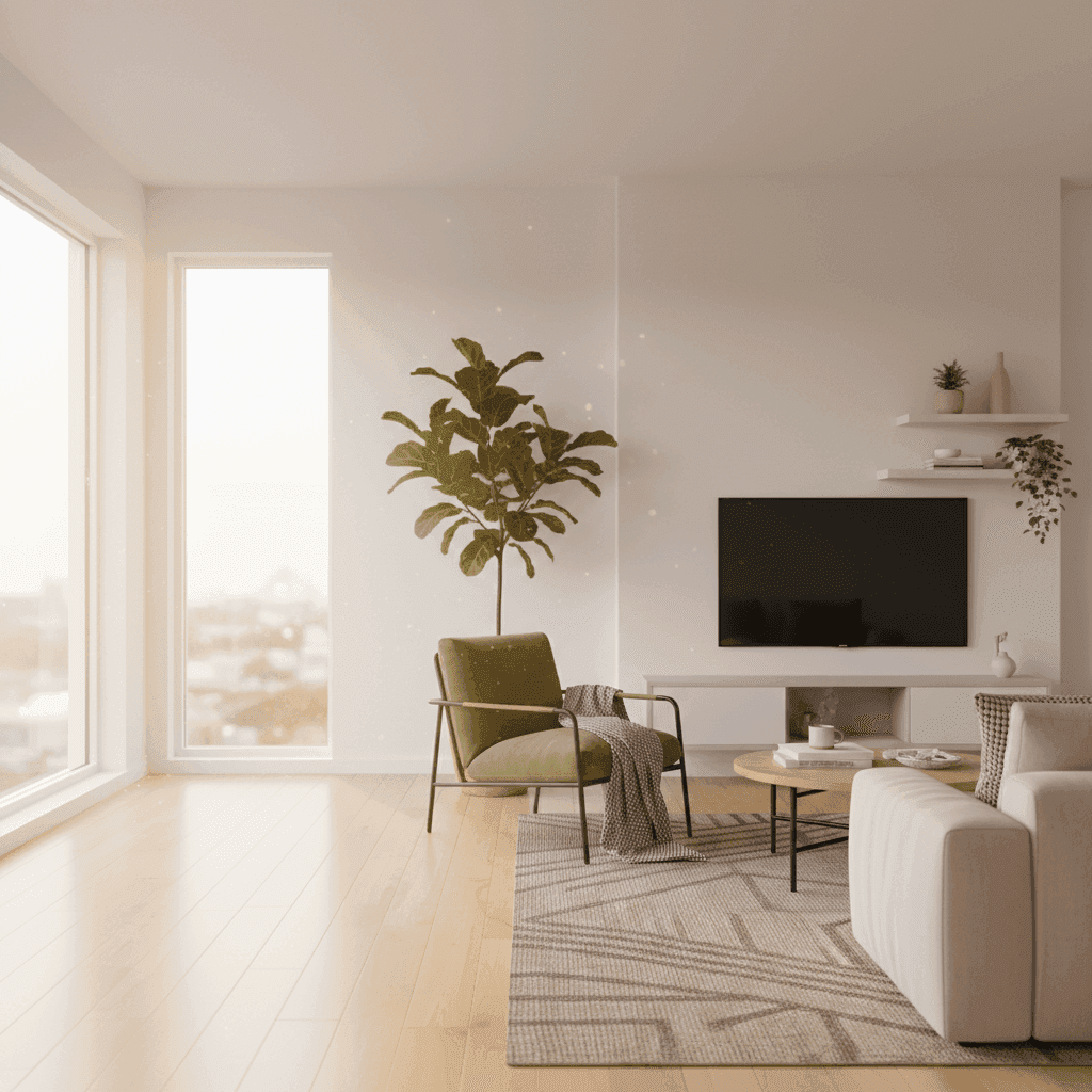 An image depicting an abstract representation of Virtual Staging Service Photographer Guide To Higher Fees