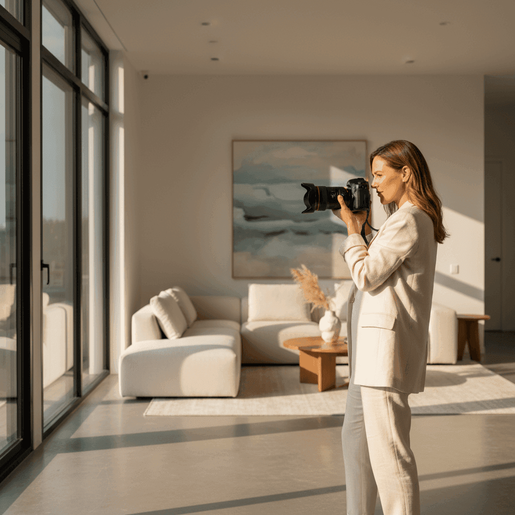 An image depicting an abstract representation of Facebook Video Marketing Real Estate Guide for Agents